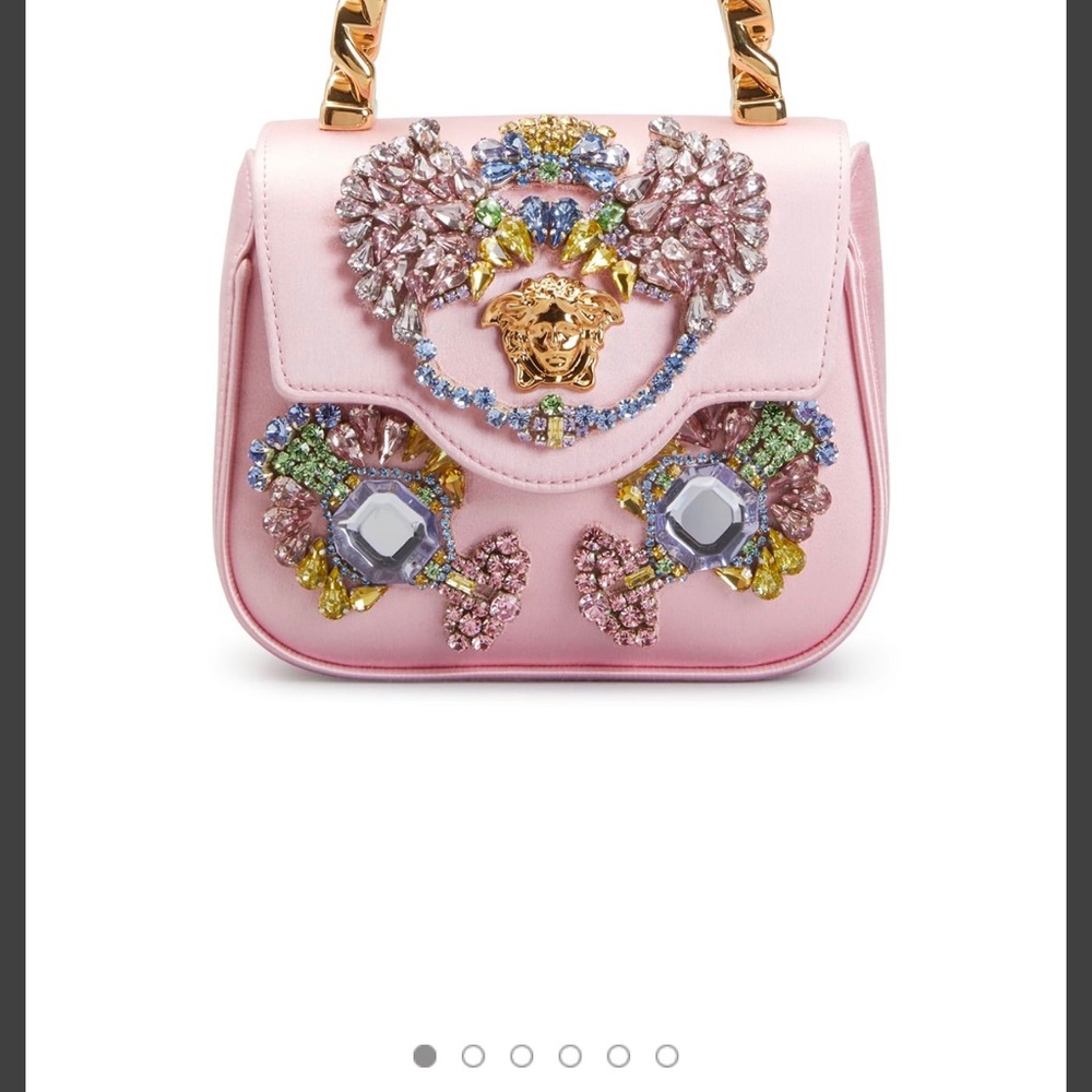 La Medusa Jewel Chain Evening Top-Handle Bag